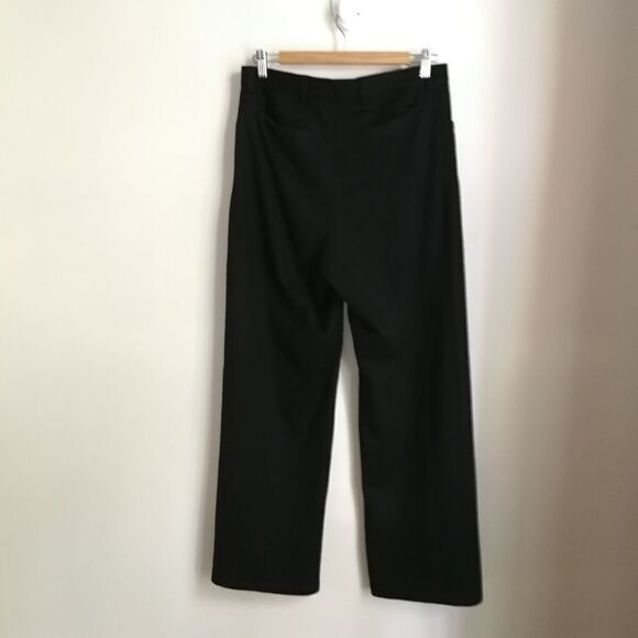 MEN VALENTINO Classic Black Virgin Wool Straigth Leg Trouser Pants Size 38 - Picture 16 of 16